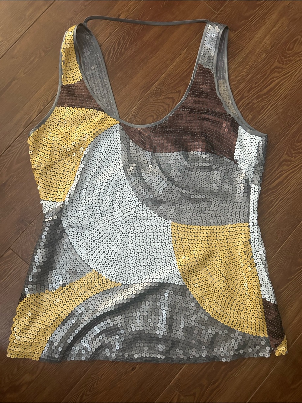 Marciano Womens Size L Sequin Sleeveless tank top